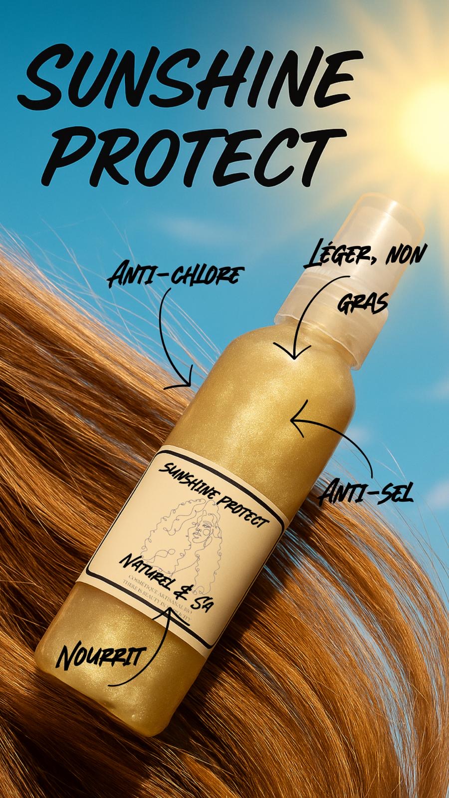 Sunshine Protect Soleil, mer, chlore — vos cheveux sont prêts.