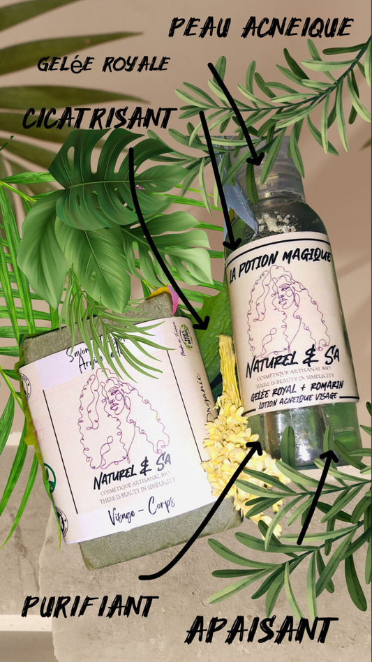 ✨🌿 Éclat Pur – Lotion Puissante Anti-Acné 🌿✨