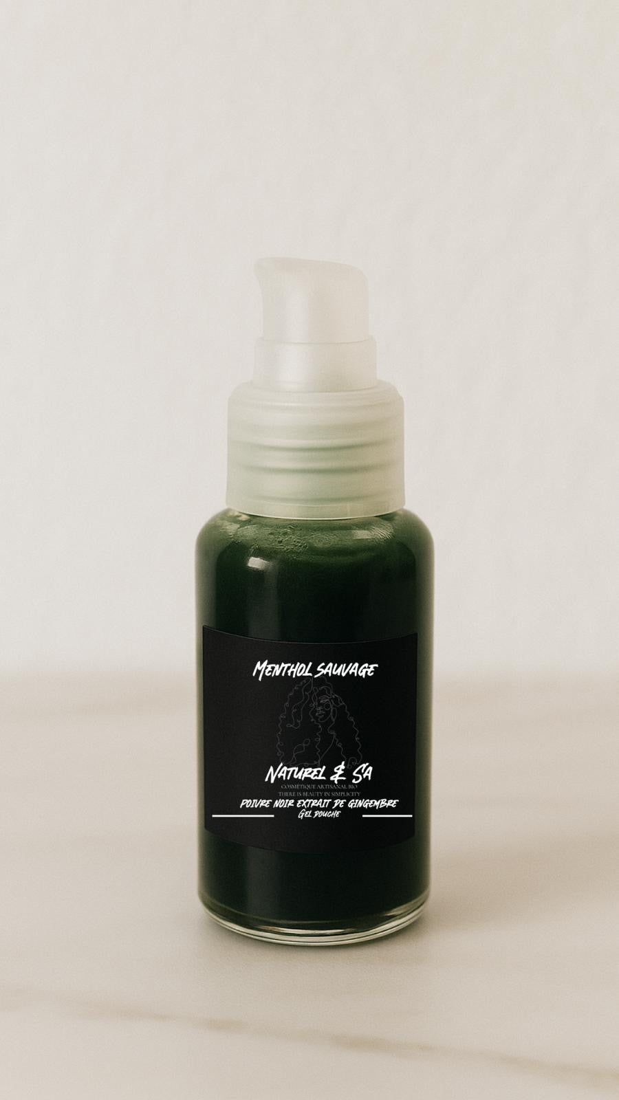 Menthol Sauvage | Soin 3-en-1 Cheveux, Visage &Corps pour Hommes Sportifs
